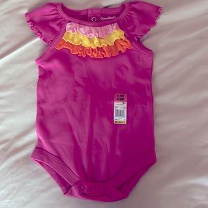 NWT Garanimales Baby Girls Ruffle Creeper